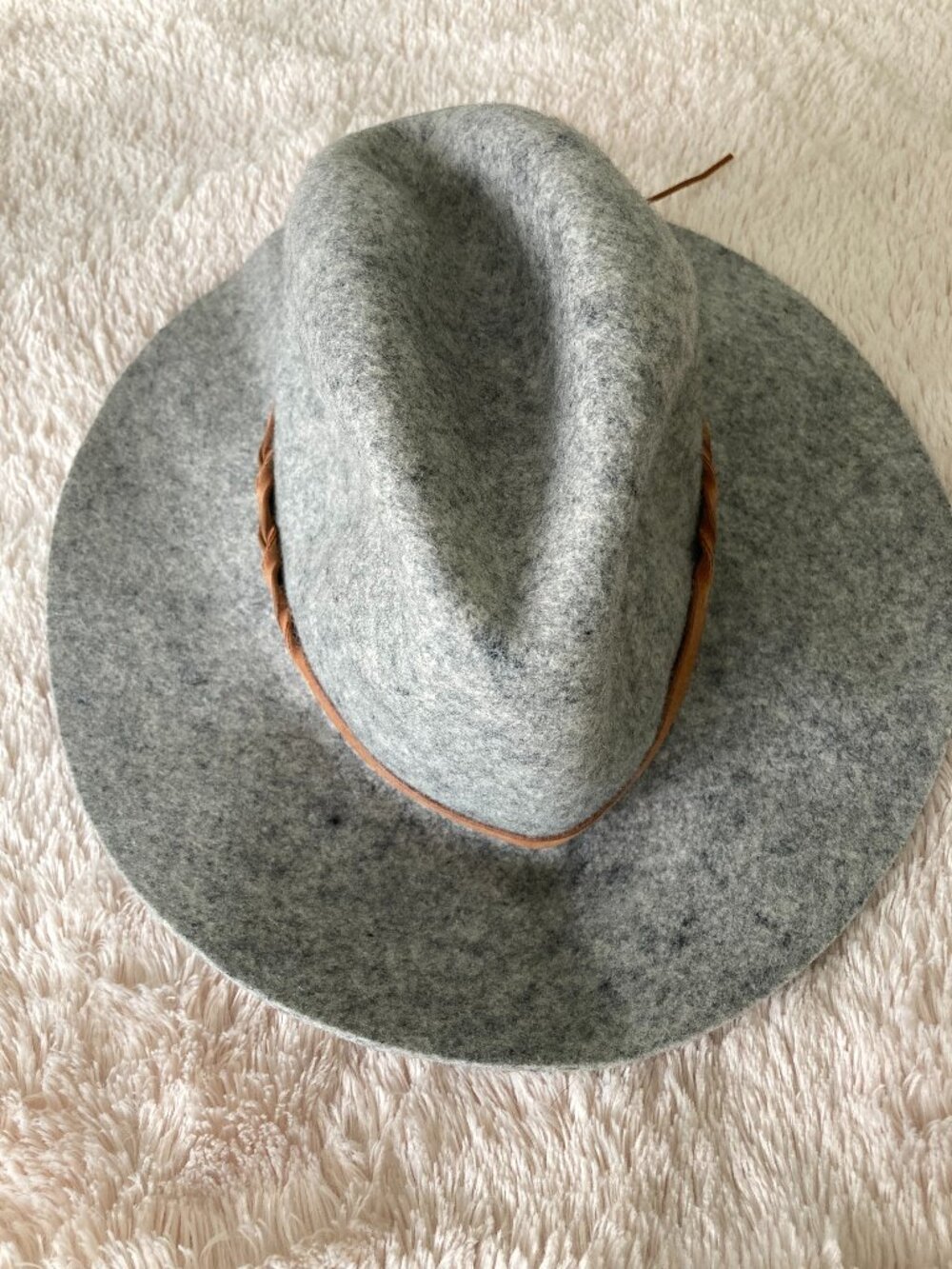 WOOL WIDE BRIM  LARGE